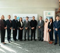 Officials and representatives from RAKEZ and Tianjin Pilot Free Trade Zone during the signing event